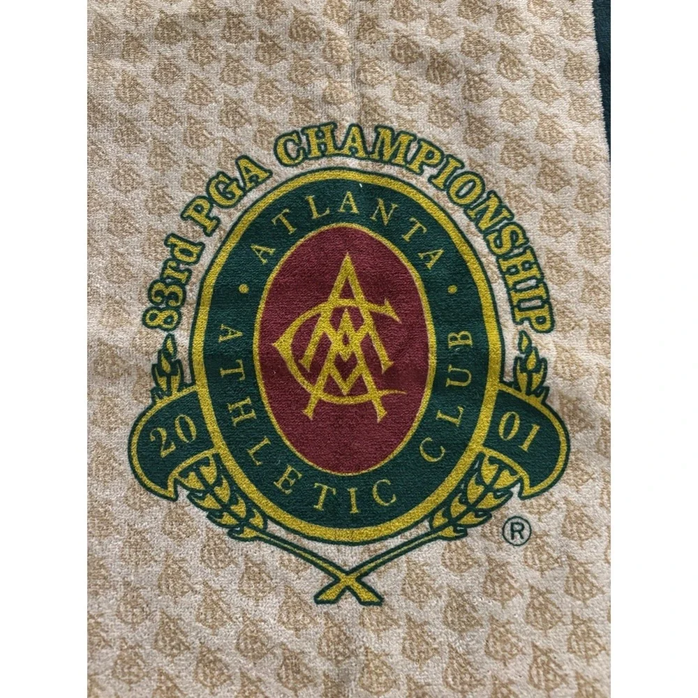 2001 83rd PGA Championship Golf Towel Atlanta Athletic Club New With Tags